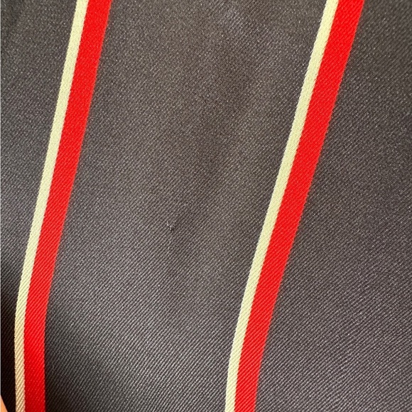 Lauren Ralph Lauren Navy/red Striped Straight Pants - Picture 5 of 7